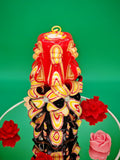Handgeschnitzte Kerzen – geruchlos, handgemacht & bunt, Luxus Deko, Geschenkidee für viele Anlässe  (Classic Pyramide ~ 16 x 9 cm)
