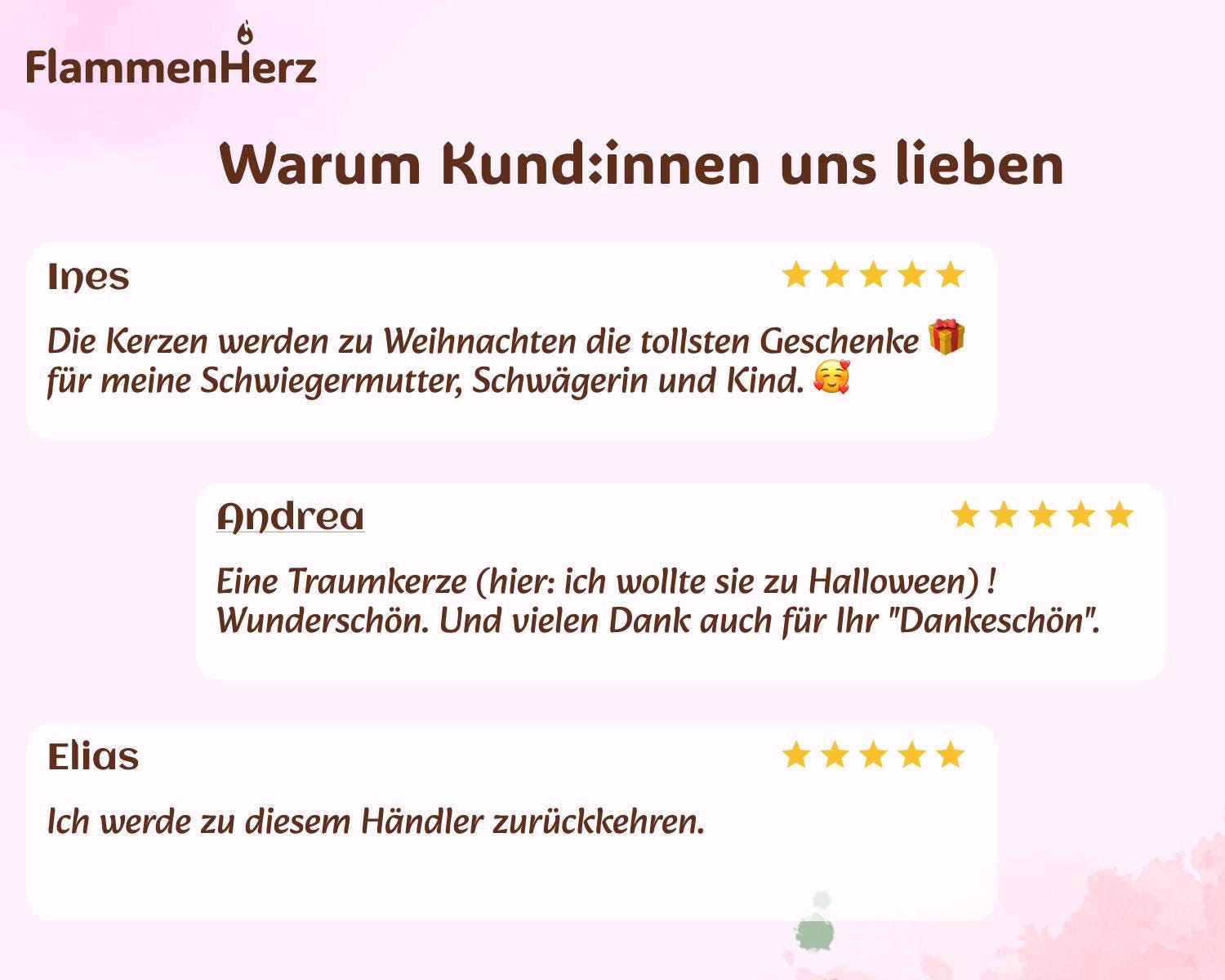 Handgeschnitzte Duftfreie Kerze – Orange, Rot & Blau – Einzigartiges Geschenk zum Frauentag – Liebevolle 8. März Idee (Mini Pyramide 9x6cm)